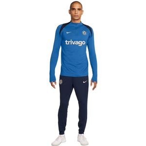 Nike Chelsea Strike Trainingspak 1/4-Zip 2024-2025 Blauw Donkerblauw