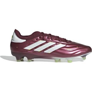 adidas Copa Pure 2 Elite KT Gras Voetbalschoenen (FG) Bordeauxrood Wit Geel