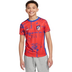 Nike Atletico Madrid Pre-Match Trainingsshirt 2024-2025 Kids Rood Blauw Wit