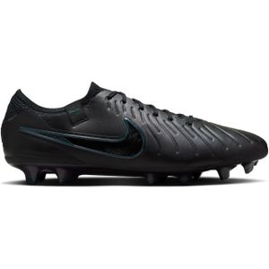 Nike Tiempo Legend 10 Elite Gras Voetbalschoenen (FG) Zwart Donkergroen