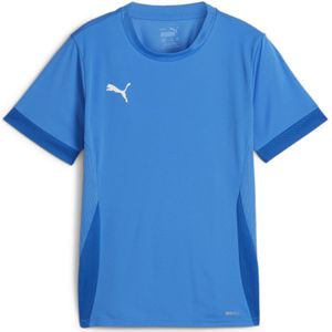 PUMA teamGOAL Matchday Voetbalshirt Kids Blauw Wit