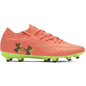 Under Armour Magnetico Pro 4.0 Gras Voetbalschoenen (FG) Oranje Groen