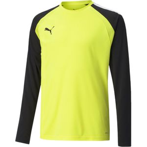 PUMA teamPACER Keepersshirt Lange Mouwen Kids Geel Zwart Wit