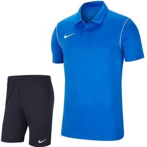 Nike Park 20 Polo Trainingsset Kids Royal Blauw Donkerblauw