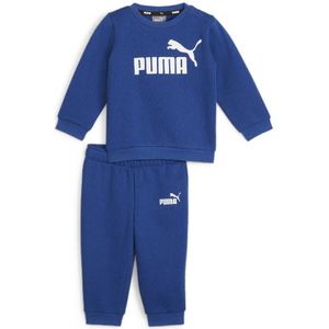 PUMA Minicats Essentials Crew Trainingspak Baby / Peuters Donkerblauw Wit