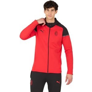 PUMA AC Milan Casual Vest 2023-2024 Rood Zwart