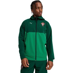 PUMA Portugal Pumatech Trainingsjack Woven 2025-2026 Donkergroen Groen Wit