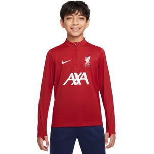 Nike Liverpool Academy Pro Trainingstrui 1/4-Zip 2024-2025 Kids Rood Wit