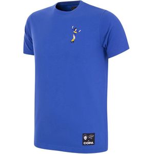COPA Maradona X Boca Embroidery T-Shirt Blauw