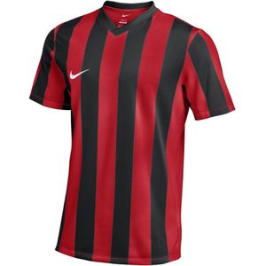 Nike Striped Division V Voetbalshirt Kids Rood Zwart