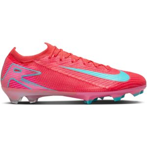 Nike Zoom Mercurial Vapor 16 Elite Gras Voetbalschoenen (FG) Rood Turquoise Roze