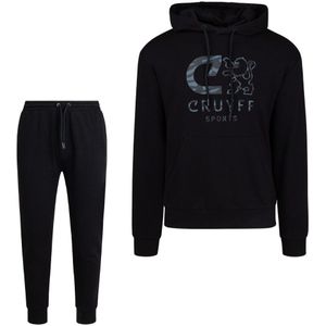 Cruyff Xinner Trainingspak Zwart Camo Blauw Grijs