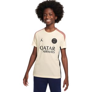 Nike Paris Saint-Germain x Jordan Strike Trainingsshirt 2024-2025 Kids Gebroken Wit Roze Zwart