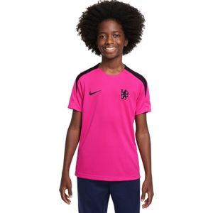 Nike Chelsea Strike Trainingsshirt 2024-2025 Kids Roze Zwart