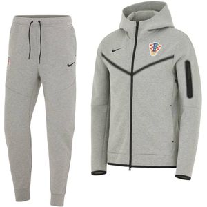 Nike Kroatië Tech Fleece Trainingspak 2024-2026 Grijs Zwart