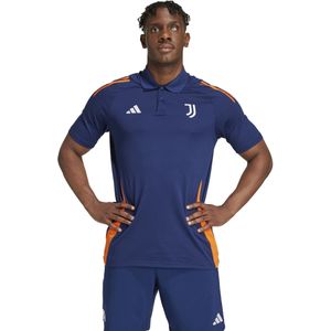 adidas Juventus Polo 2024-2025 Donkerblauw Oranje Wit