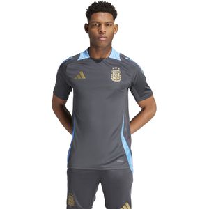 adidas Argentinië Trainingsshirt 2024-2026 Donkergrijs Lichtblauw Goud