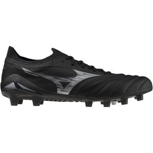 Mizuno Morelia Neo IV Beta Elite Gras Voetbalschoenen (FG) Zwart Zilver