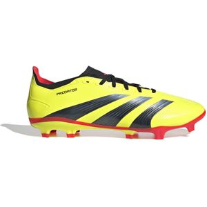 adidas Predator League Gras Voetbalschoenen (FG) Felgeel Zwart Rood