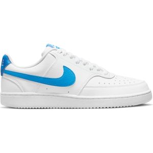 Nike Court Vision Low Next Nature Sneakers Wit Blauw