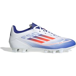 adidas F50 Club Gras / Kunstgras Voetbalschoenen (FxG) Wit Rood Blauw