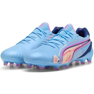 PUMA King Ultimate Gras / Kunstgras Voetbalschoenen (MG) Blauw Roze Blauw