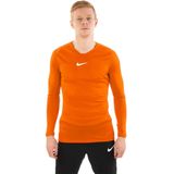 Nike Dri-Fit Park Ondershirt Lange Mouwen Oranje Wit