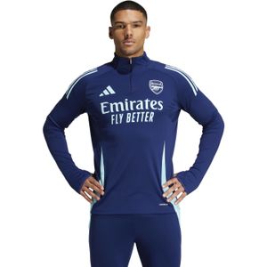 adidas Arsenal Trainingstrui 1/4-Zip 2024-2025 Donkerblauw Lichtblauw