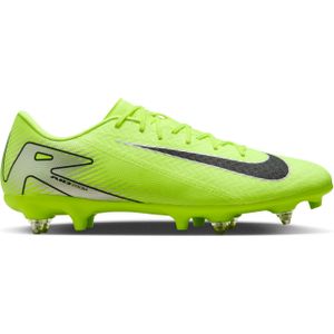 Nike Zoom Mercurial Vapor 16 Academy IJzeren-Nop Voetbalschoenen (SG) Anti-Clog Neongeel Zwart Zilver