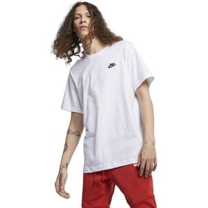Nike Sportswear Club T-Shirt Wit Zwart
