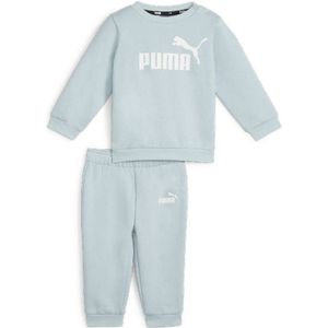 PUMA Minicats Essentials Crew Trainingspak Baby / Peuters Grijsblauw Wit