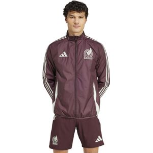 adidas Mexico Anthem Trainingsjack Reversible 2024-2026 Bordeauxrood Wit