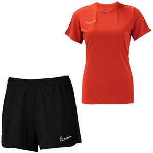 Nike Dri-FIT Academy 23 Trainingsset Dames  Rood Wit Zwart