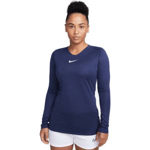 Nike Dri-Fit Park Ondershirt Lange Mouwen Dames Donkerblauw Wit