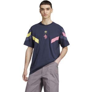 adidas Juventus Originals T-Shirt 2024-2025 Donkerblauw Geel Roze
