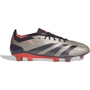 adidas Predator Elite Gras Voetbalschoenen (FG) Zilver Zwart Roze