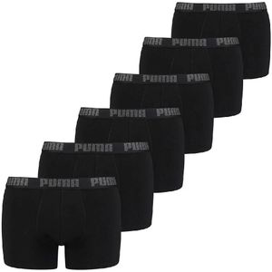 PUMA Boxershorts Everyday 6-Pack Zwart