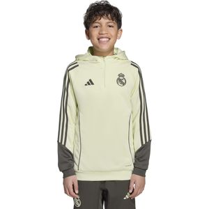 adidas Real Madrid Track Hoodie 2025-2026 Kids Lichtgroen Grijs