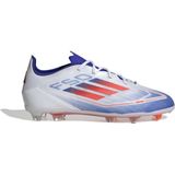 adidas F50 Pro Gras Voetbalschoenen (FG) Kids Wit Rood Blauw