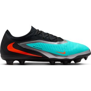 Nike Phantom 6 Low Pro Limited Edition Gras / Kunstgras Voetbalschoenen (MG) Kids Zwart Turquoise Zilver