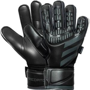 adidas Predator Match Fingersave Keepershandschoenen Zwart Donkergrijs