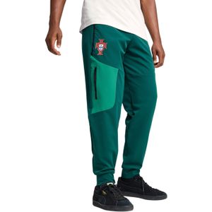 PUMA Portugal Pumatech Trainingsbroek Woven 2025-2026 Donkergroen Groen Wit