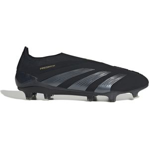 adidas Predator Elite Veterloze Gras Voetbalschoenen (FG) Zwart Grijs Goud