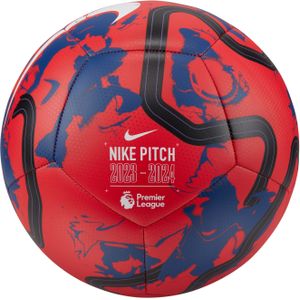 Nike Premier League Pitch Voetbal Maat 5 2023-2024 Rood Blauw Zwart