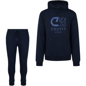 Cruyff Xinner Trainingspak Donkerblauw Camo Blauw