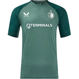 Castore Feyenoord Trainingsshirt 2024-2025 Lichtgroen Donkergroen