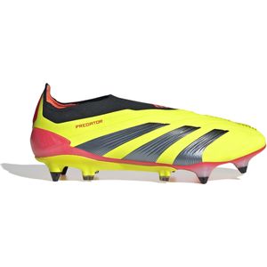 adidas Predator Elite Veterloze IJzeren-Nop Voetbalschoenen (SG) Felgeel Zwart Rood