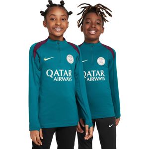 Nike Paris Saint-Germain Strike Trainingstrui 1/4-Zip 2024-2025 Kids Groen Paars Wit Goud