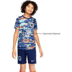 Nike Nederland Pre-Match Trainingstenue 2024-2026 Kids Blauw Wit