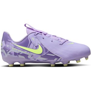 Nike Phantom GX II Academy Gras / Kunstgras Voetbalschoenen (MG) Kids Lichtpaars Lichtgeel